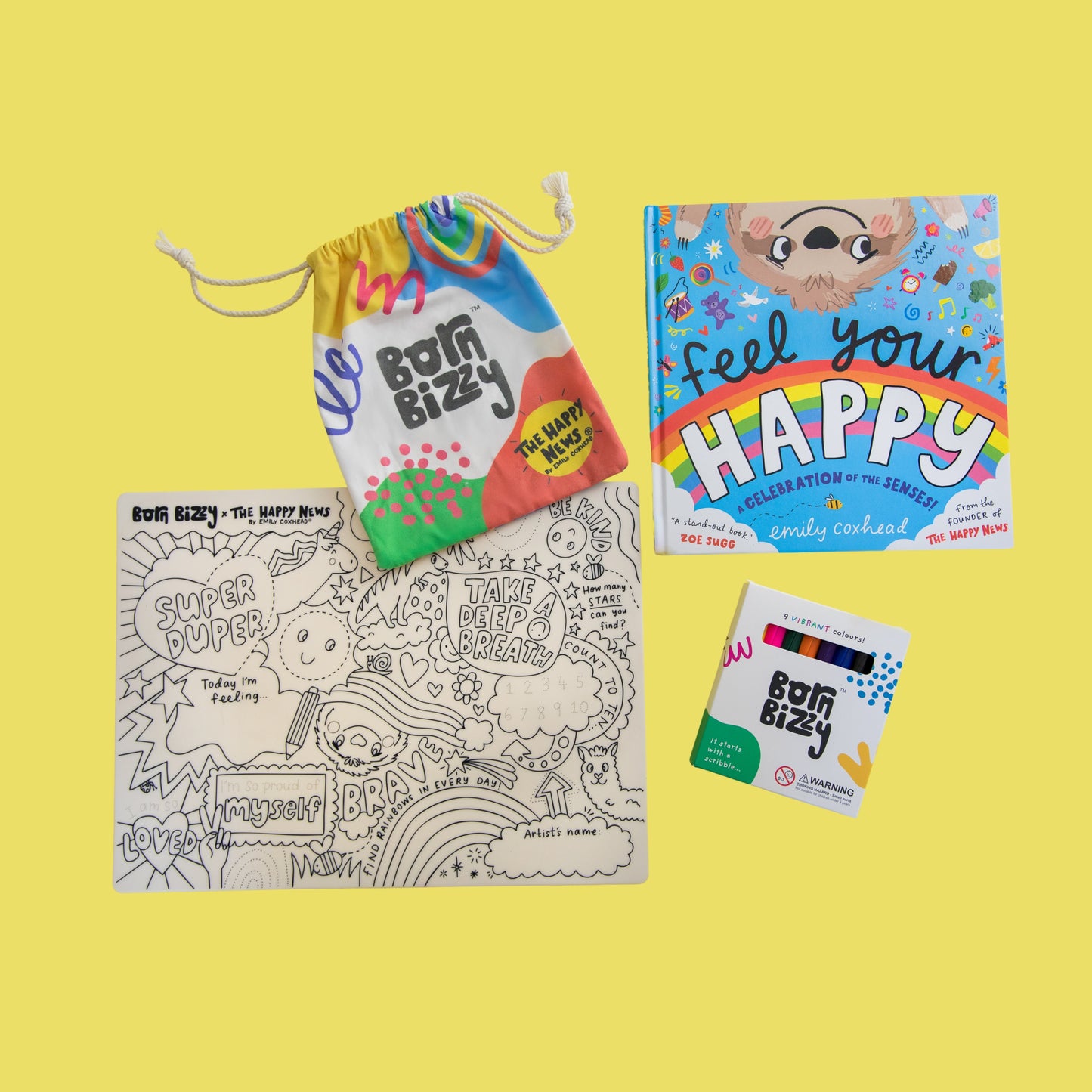 The Happy News x Born Bizzy Gift Set