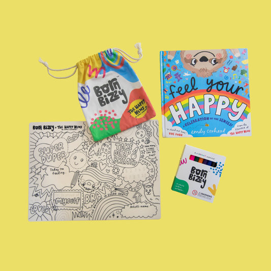 The Happy News x Born Bizzy Gift Set