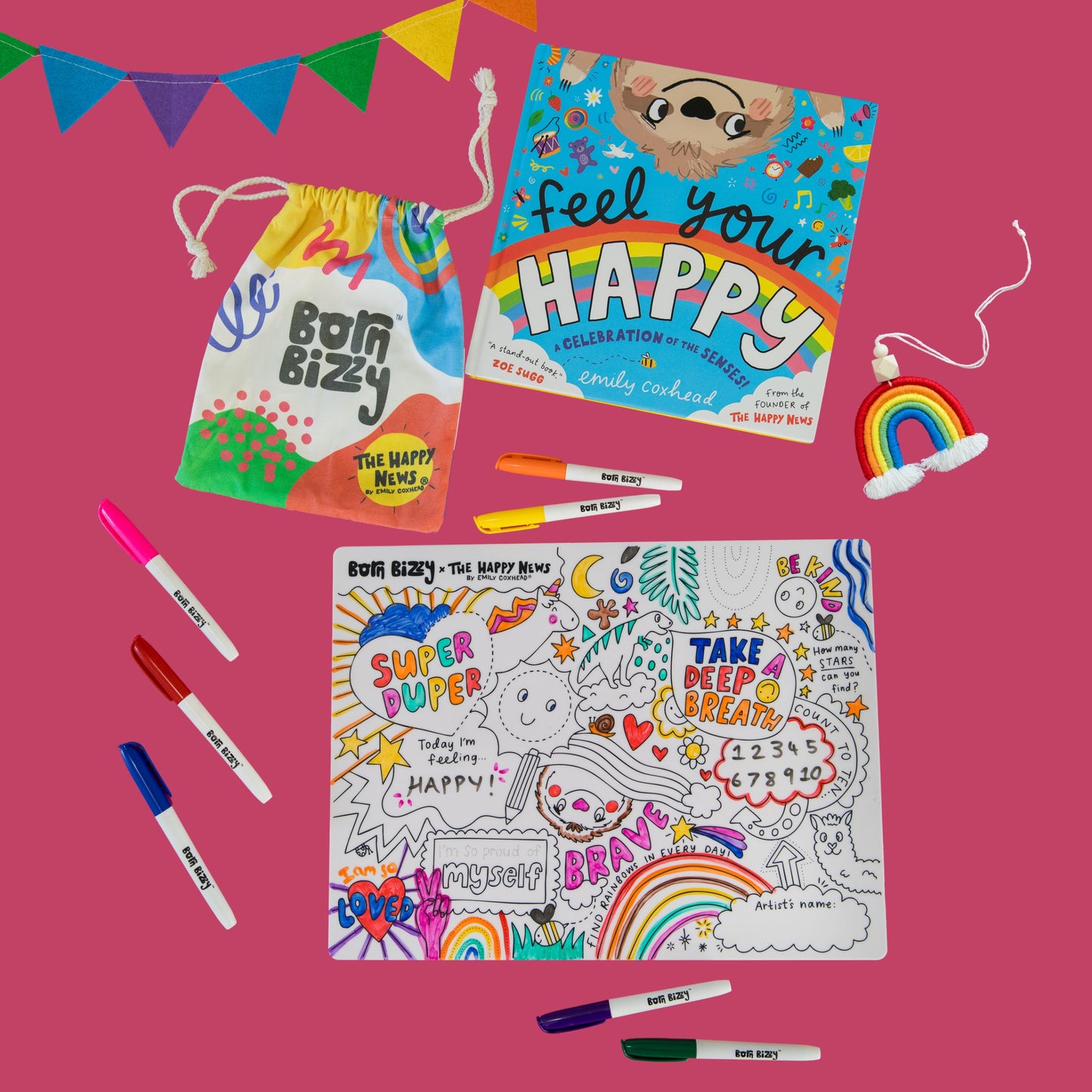The Happy News x Born Bizzy Gift Set